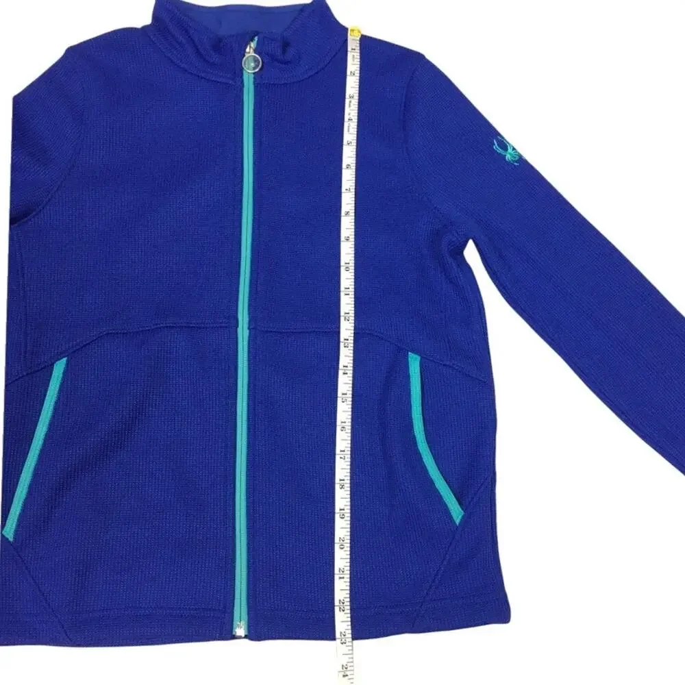 Spyder Endure Stryke Knit Jacket Full Zip Long Sleeve Mock Neck Knit Youth XL 18